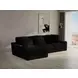 Comfrey Black Modular Chaise Sectional