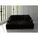 Comfrey Black 2 Piece Modular Sectional