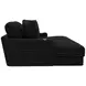 Comfrey Black 2 Piece Modular Sectional