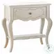Edalene Synthetic Leather and Pearl White Youth Upholstered Panel Storage Bedroom Set