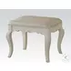 Edalene Pearl White Vanity Stool