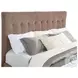 Senna Brown Queen Upholstered Panel Bed with Audio Flame Visualizer