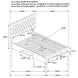 Soledad Gray Upholstered Full Storage Platform Bed