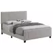 Fairfield Beige Queen Upholstered Panel Bed