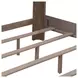 Bendfield Burnished Clay and Textured Gravel King Upholstered Shelter Bed