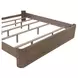 Bendfield Burnished Clay and Textured Gravel King Upholstered Shelter Bed