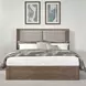 Bendfield Burnished Clay and Textured Gravel Queen Upholstered Shelter Bed