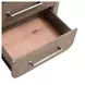 Bendfield Burnished Clay 3 Drawer Nightstand with USB Charging