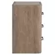 Bendfield Burnished Clay 3 Drawer Nightstand with USB Charging
