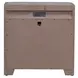 Bendfield Burnished Clay 3 Drawer Nightstand with USB Charging