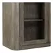 South Bend Burnished Clay 2 Door Bunching Display Cabinet with LED