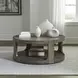 South Bend Burnished Clay Round Occasional Table Set