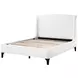 Mosby White King Platform Bed