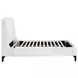 Mosby White King Platform Bed