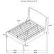 Mosby White Queen Platform Bed