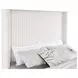Natasha Cream King Upholstered Wingback Panel Bed