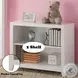 Lacey White Bookcase