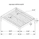 Hounslow White Queen Platform Bed