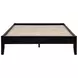 Hounslow Black Full Platform Bed