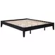 Hounslow Black King Platform Bed