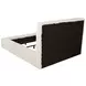 Rebecca Cream California King Upholstered Panel Bed