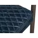The Harley Chateau Blue Leather Upholstered Accent Chair