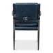 The Harley Chateau Blue Leather Upholstered Accent Chair
