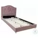 Reggie Pink Fabric Youth Upholstered Panel Bedroom Set