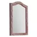 Reggie Pink Upholstered Arched Dresser Mirror