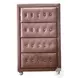 Reggie Pink Fabric Youth Upholstered Panel Bedroom Set