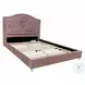 Reggie Pink Fabric Full Upholstered Panel Bed