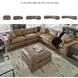 Emilia Caramel Leather Oversized Accent Ottoman