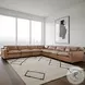 Emilia Caramel Leather Modular 7 Piece Sectional