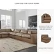 Emilia Caramel Leather Modular 7 Piece Sectional