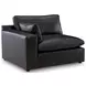 Emilia Black Leather Modular 7 Piece Sectional