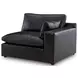 Emilia Black Leather Modular 7 Piece Sectional