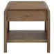 Aurora Latte Waterfall End Table
