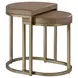 Aurora Latte Bridges Nesting Table