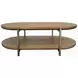 Aurora Latte Bridges Cocktail Table