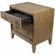 Aurora Latte 3 Drawer Nightstand with USB