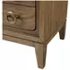 Aurora Latte 3 Drawer Nightstand with USB