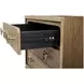 Aurora Latte 3 Drawer Nightstand with USB