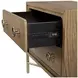 Aurora Latte 2 Drawer Nightstand with USB