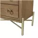 Aurora Latte 2 Drawer Nightstand with USB