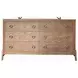 Aurora Latte Upholstered and Leather Panel Bedroom Set