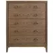 Aurora Latte 5 Drawer Chest