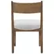 Aurora Latte Cresent Chair Set of 2