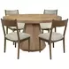 Aurora Latte Round Dining Room Set