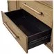 Aurora Latte Metal Base Sideboard