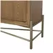 Aurora Latte Metal Base Sideboard